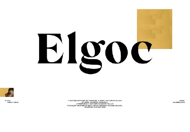 Elgoc font