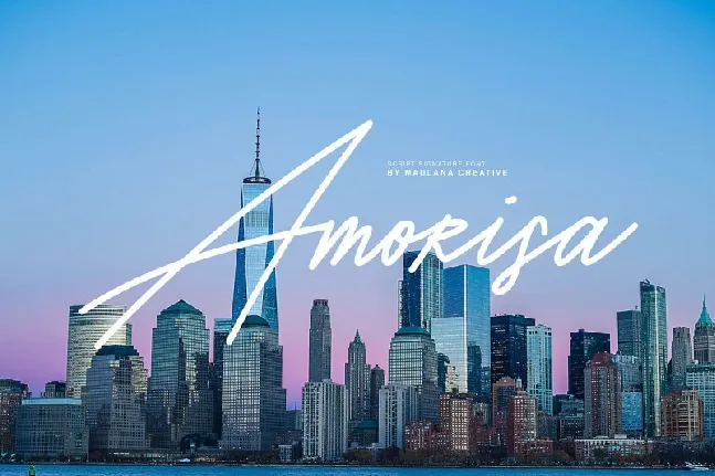 Amorisa Signature font