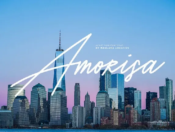 Amorisa Signature font