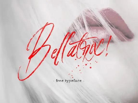 Bellatrix Handbrush font