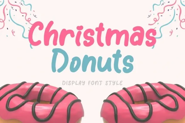 Christmas Donuts font