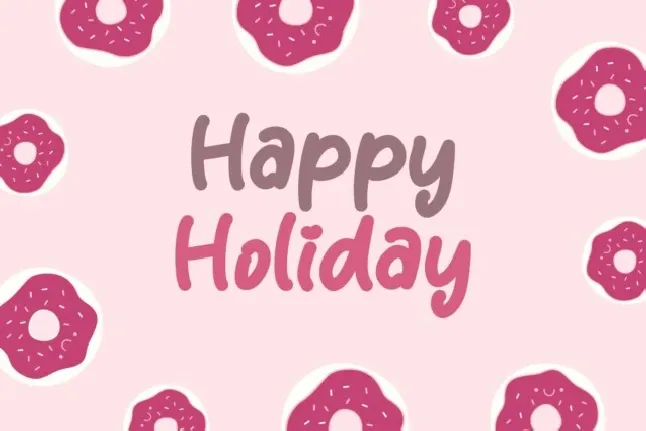 Christmas Donuts font