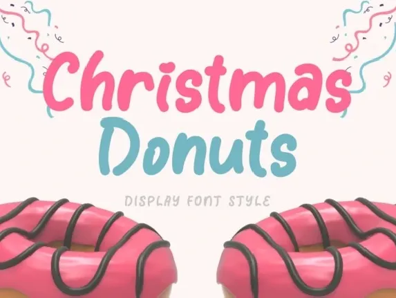 Christmas Donuts font