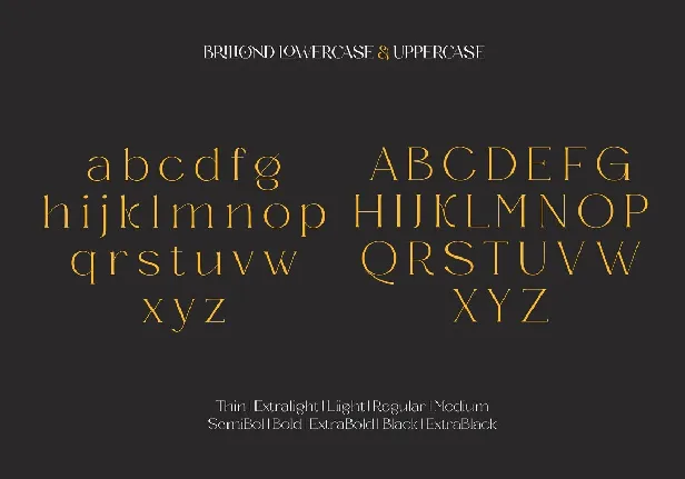 Briliond font