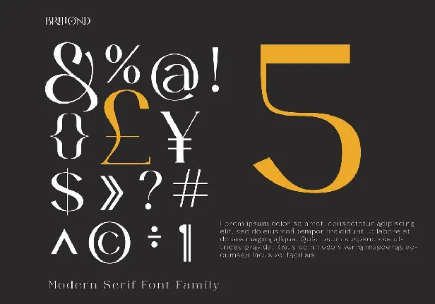 Briliond font