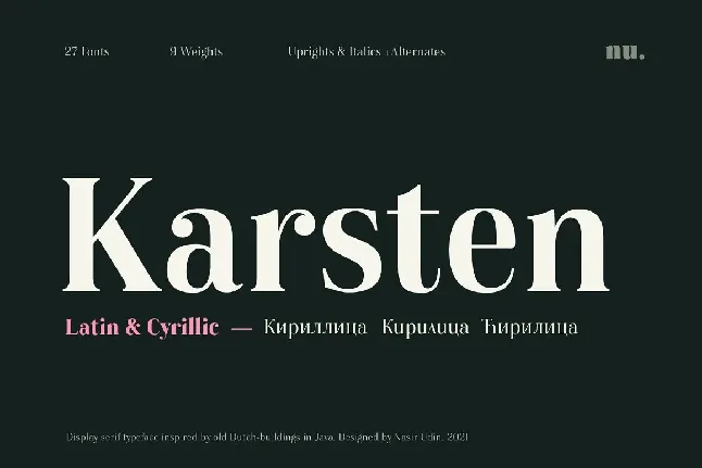 Karsten font