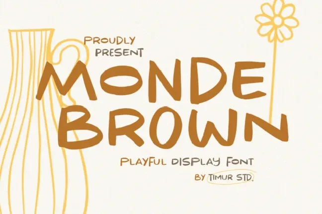 Monde Brown font