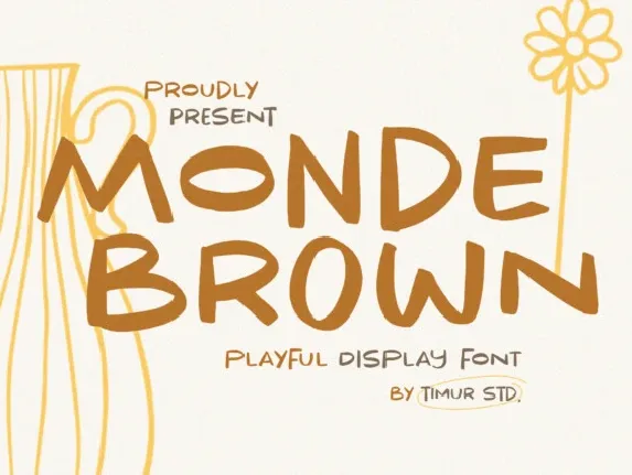 Monde Brown font