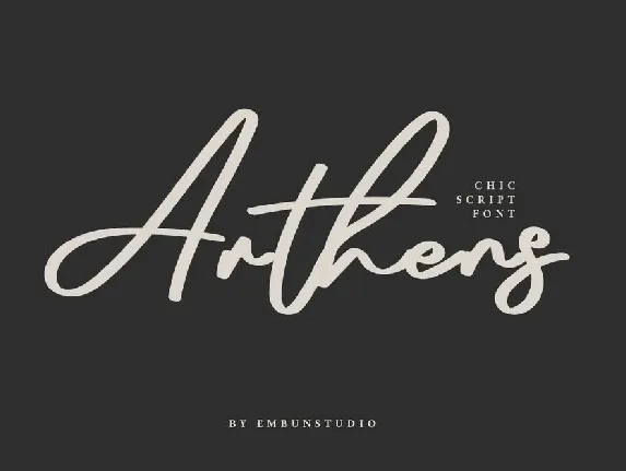 Arthens font