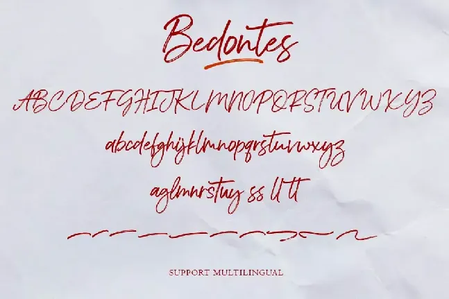 Bedontes font