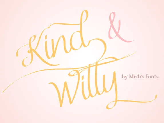 Kind Witty font