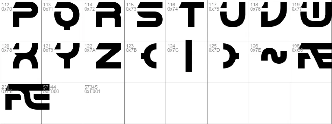 Flipside BRK font