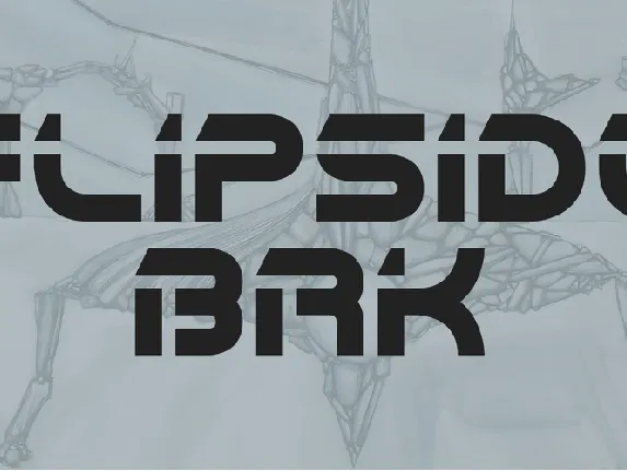 Flipside BRK font