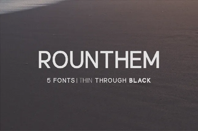 Rounthem font