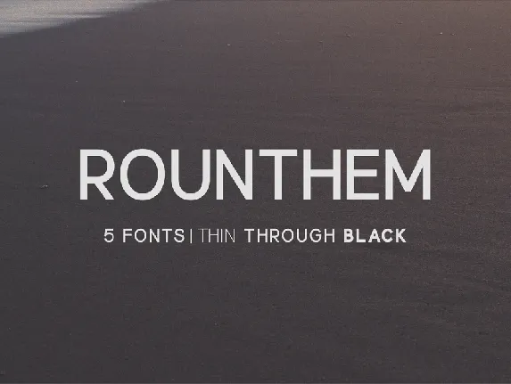 Rounthem font