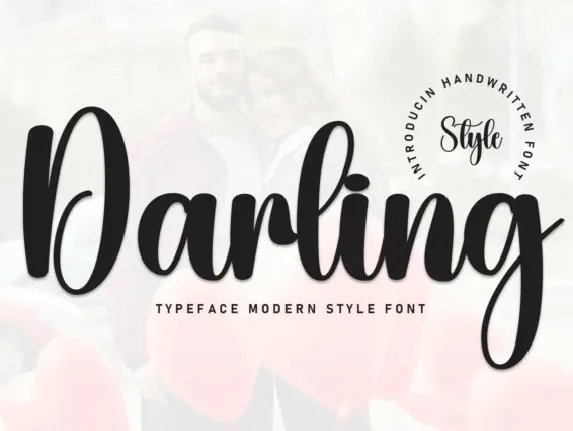 Darling Script font