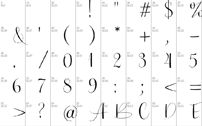 Melody Symphony font