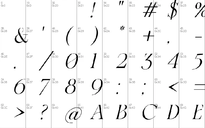 Melody Symphony font