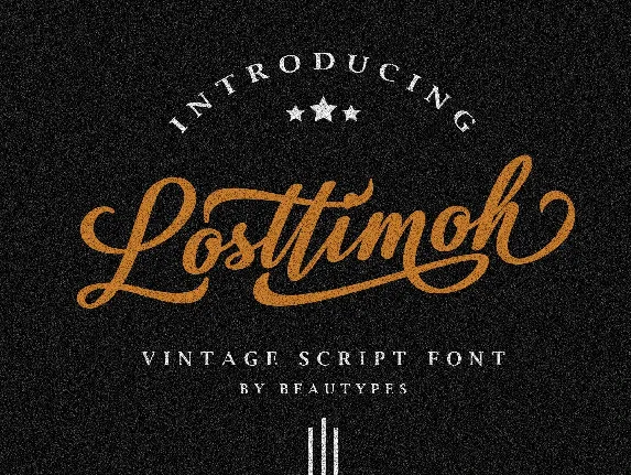 Losttimoh font