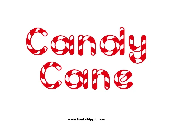 Candy Cane font