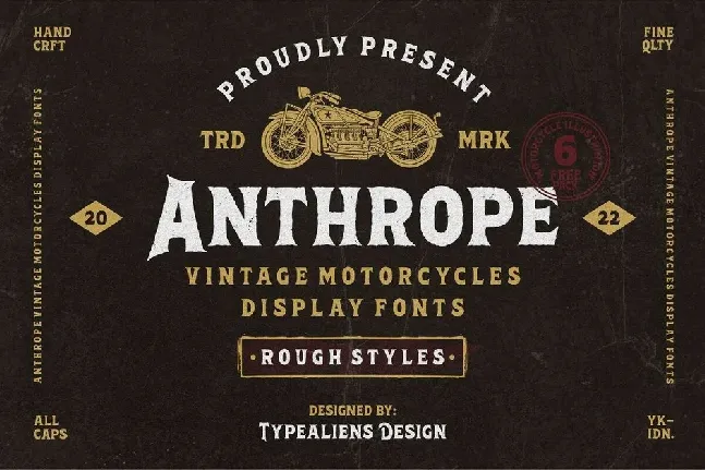 Anthrope font