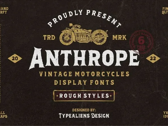 Anthrope font