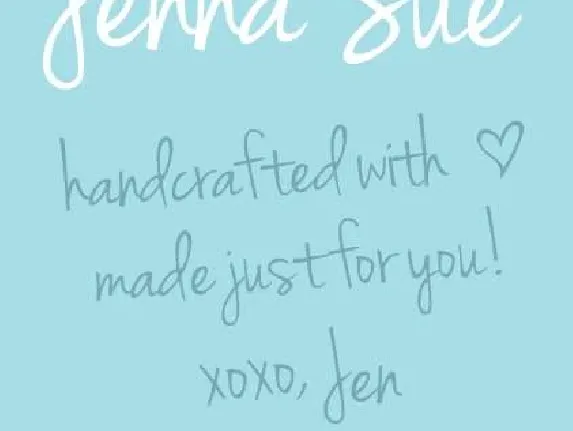 Jenna Sue font