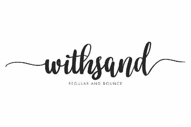 Withsand Demo font