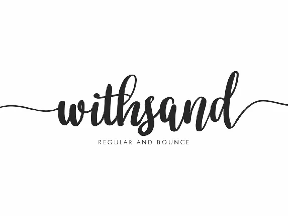 Withsand Demo font