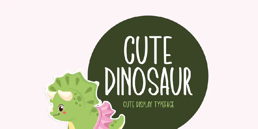 Cute Dinosaur font