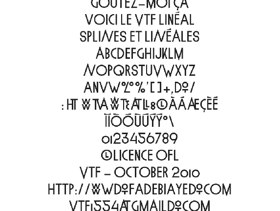 Lineal font