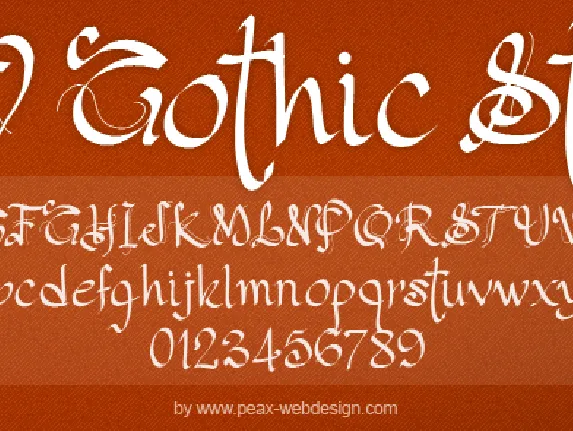 PW Gothic Style font