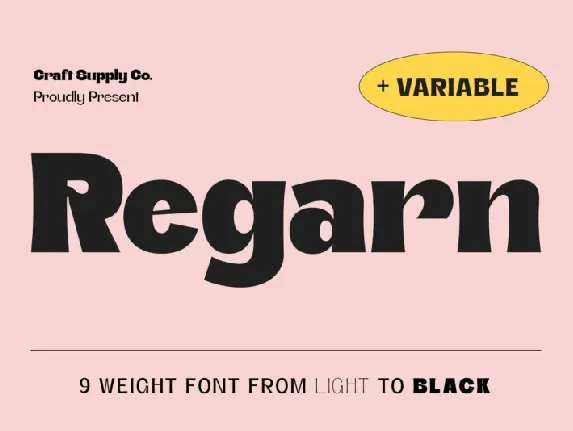 Regan font