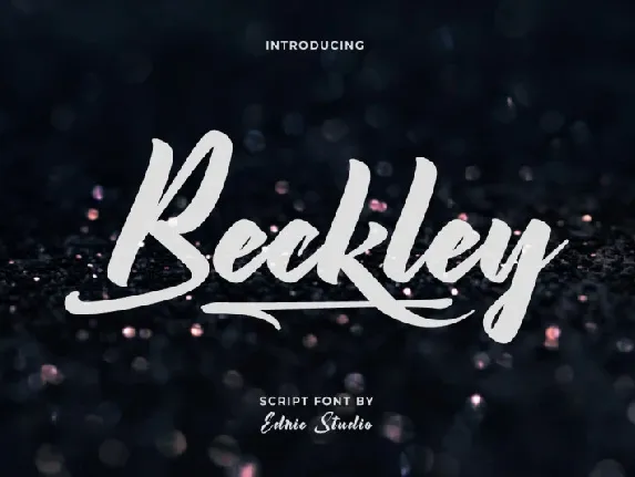 Beckley font