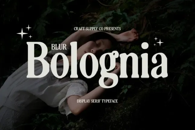 Bolognia Blur font