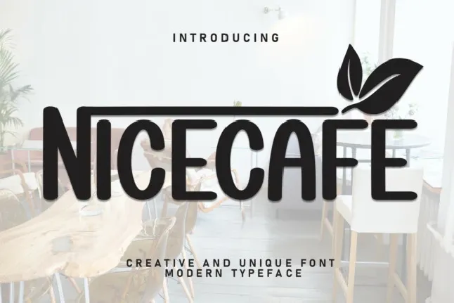 Nicecafe Display font