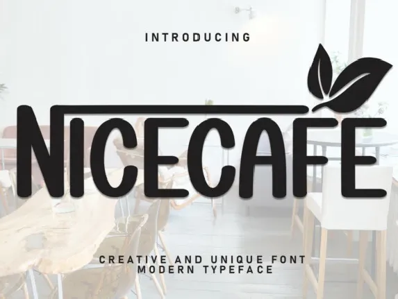 Nicecafe Display font