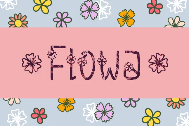 Flowa font