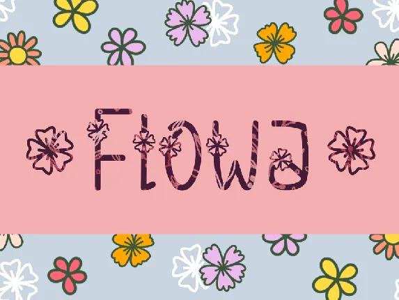 Flowa font