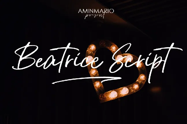 Beatrice Script font