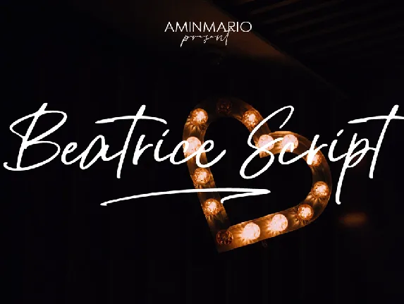 Beatrice Script font