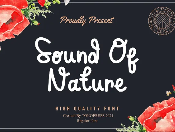 Sound Of Nature font