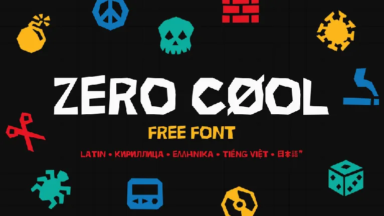 Zero Cool font