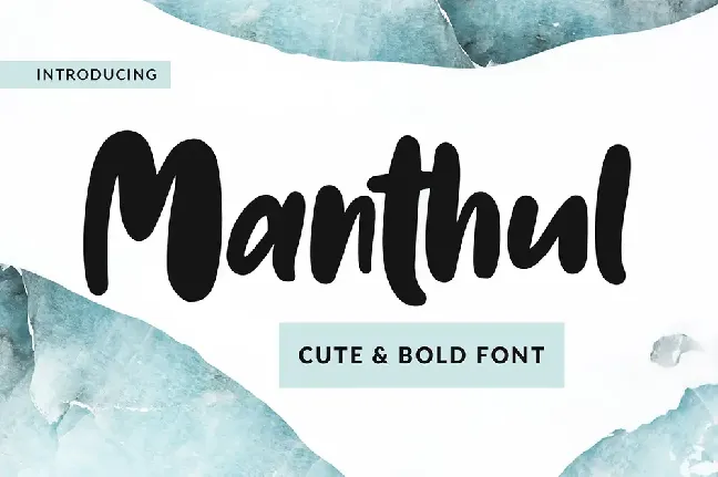 Manthul font