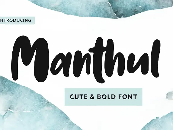 Manthul font