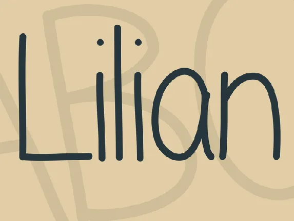 Lilian font