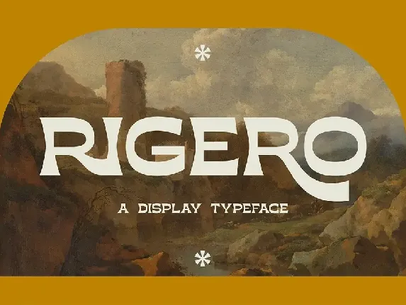 Rigero font