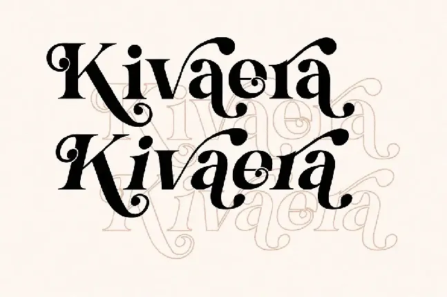 Kivaera font