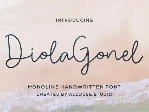 Diola Gonel Handwritten font