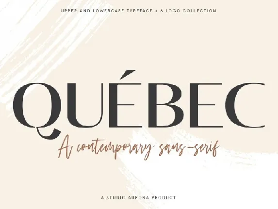 Quebec Sans Serif font